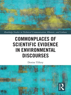 cover image of Commonplaces of Scientific Evidence in Environmental Discourses